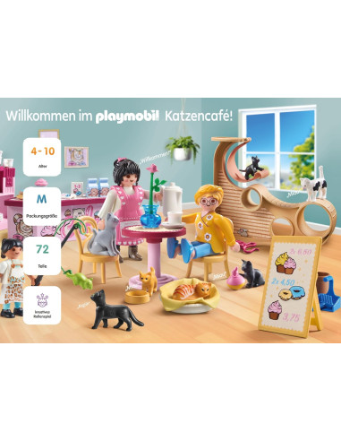 Playmobil Cafeteria Para Gatos