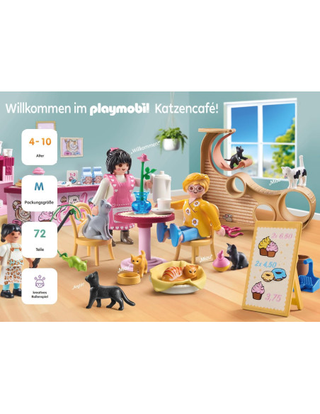 Playmobil Cafeteria Para Gatos