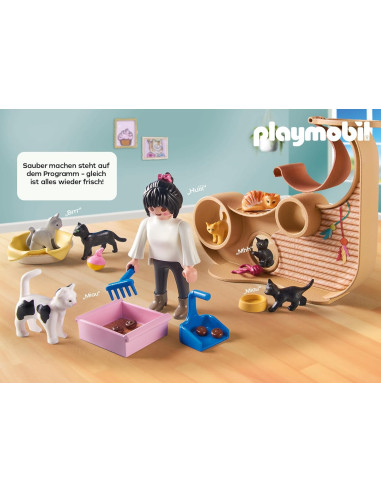 Playmobil Cafeteria Para Gatos