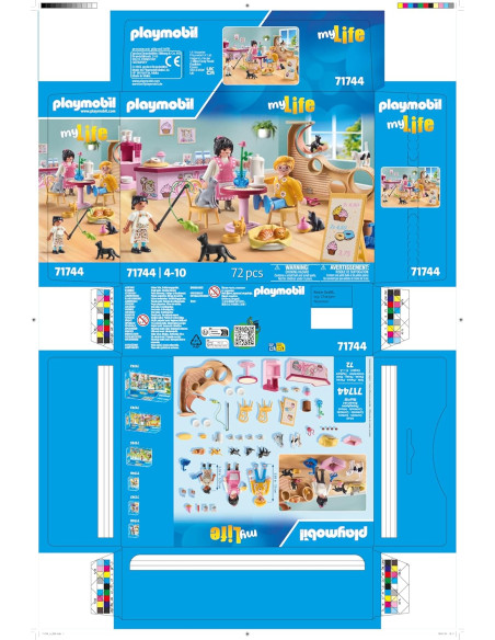 Playmobil Cafeteria Para Gatos