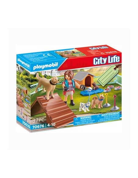 Playmobil City Life Set de Regalo Entrenadora de Perros 70676