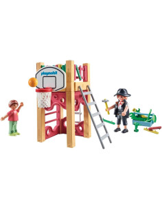 Playmobil Carpintera con Torre de Juegos 2