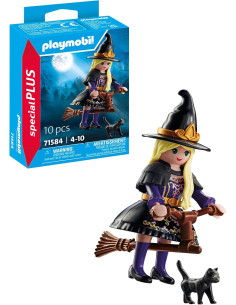 Playmobil Special Plus Bruja con Gato y Escoba