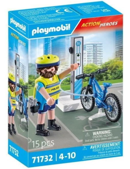 Playmobil Patrulla En Bicicleta