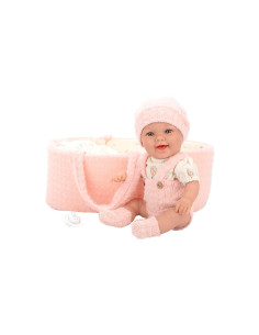 Muñeca Elegance Gadi Rosa con Capazo 33 cm 2