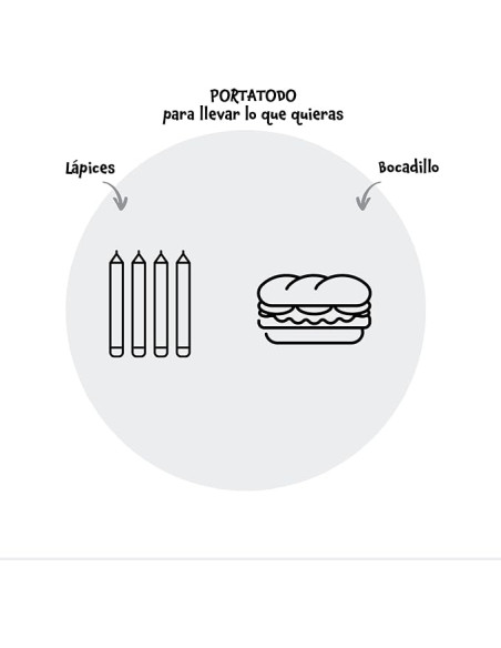 Estuche Escolar Spiderman Portatodo Redondo con 1 Compartimento