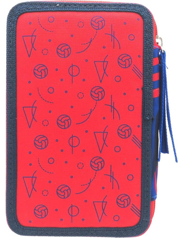 FC Barcelona, Estuche, Plumier de 3 Pisos