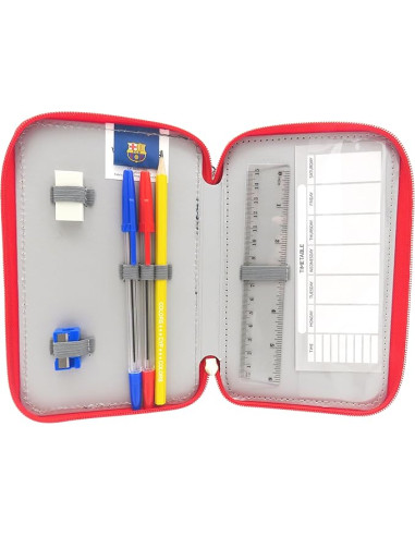 FC Barcelona, Estuche, Plumier de 3 Pisos