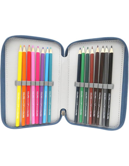 FC Barcelona, Estuche, Plumier de 3 Pisos