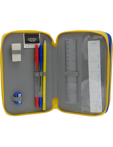 Pokémon, Estuche, Plumier de 3 Pisos