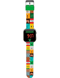 Minecraft Reloj LED