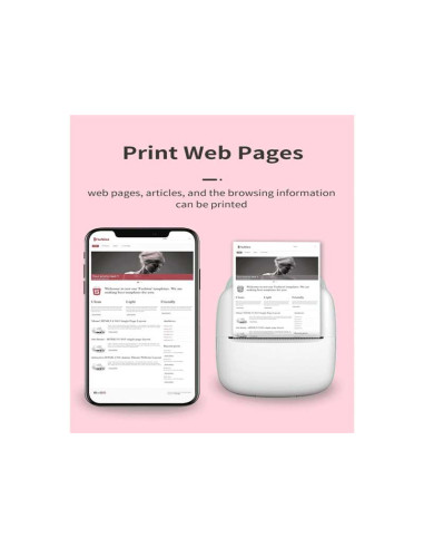 Impresora Térmica Mini Portátil X1 - Sin Tinta,...