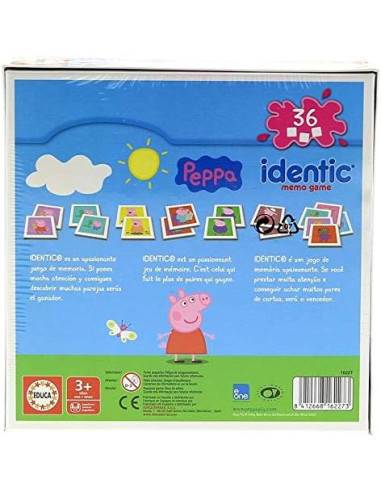 Juego Memoria Identic Peppa Pig 