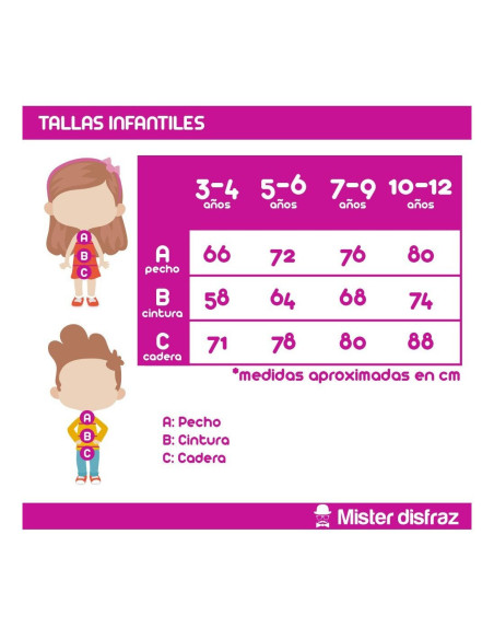 Disfraz catrina niña 5 a 6 años