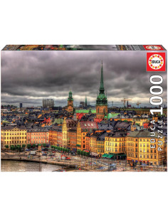 Puzzle de 1000 Piezas para Adultos | Vistas de Estocolmo,...