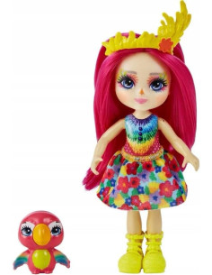 Enchantimals Figura Loro melocotón y charla