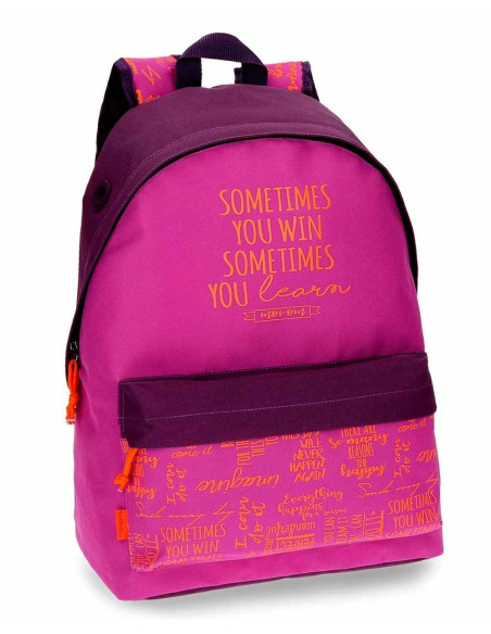 Mochila Smile Violeta Adaptable