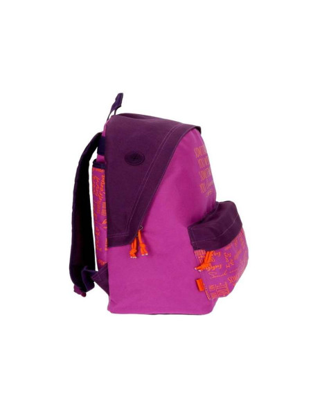 Mochila Smile Violeta Adaptable