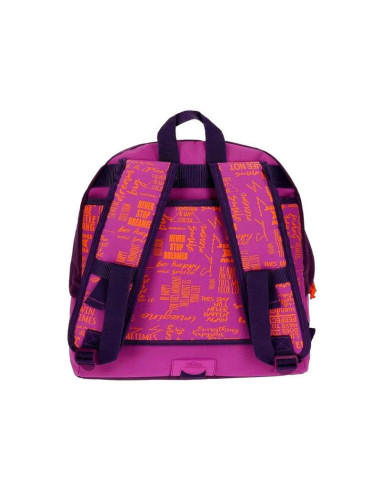 Mochila Smile Violeta Adaptable