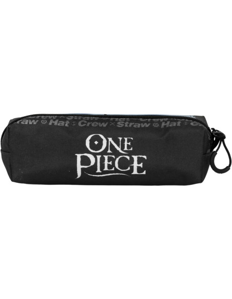 One Piece Pirates-Estuche Portatodo Cuadrado FAN 2.0, Azul, 21 x 8 cm