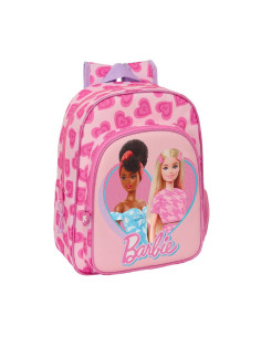 Mochila 34 cm Love Barbie adaptable