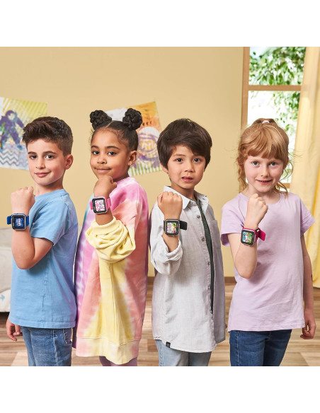 VTech - Kidizoom Smartwatch MAX Aguamarina, Reloj Inteligente para niños