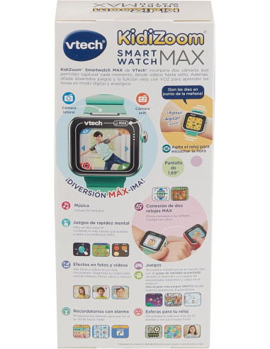 VTech - Kidizoom Smartwatch MAX Aguamarina,...