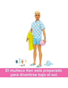 MUÑECO KEN DIA DE PLAYA - BARBIE- 2