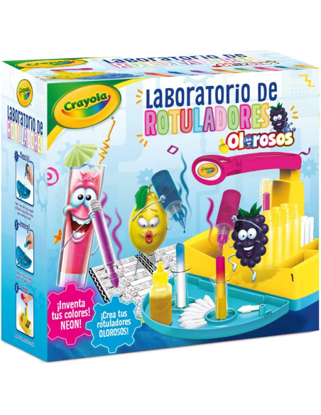 CRAYOLA - Laboratorio de Rotuladores Olorosos Neón, Crea tus Propios Rotuladores Perfumados
