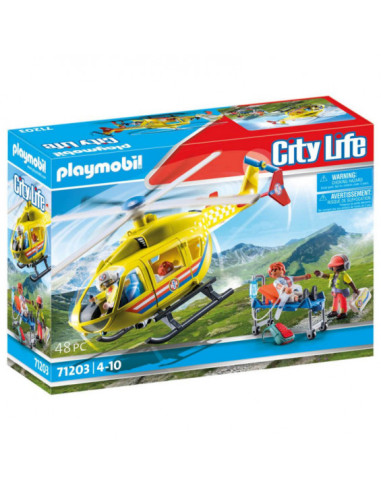 Playmobil City Life Helicóptero de Rescate 71203