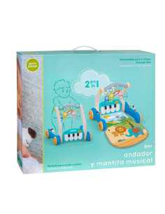 2 EN 1 ANDADOR Y MANTITA MUSICAL