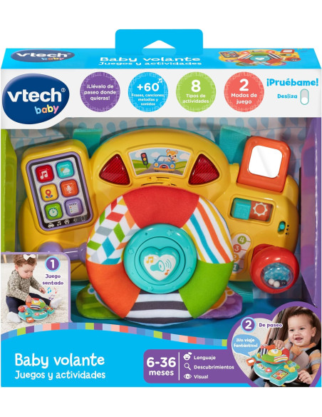 VTech - Baby volante Juegos y actividades, Colgante para cochecitos, Silla de paseo