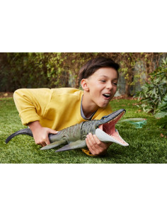 Figura de acción Mosasaurio Mordedor + Dilofosaurio –... 2