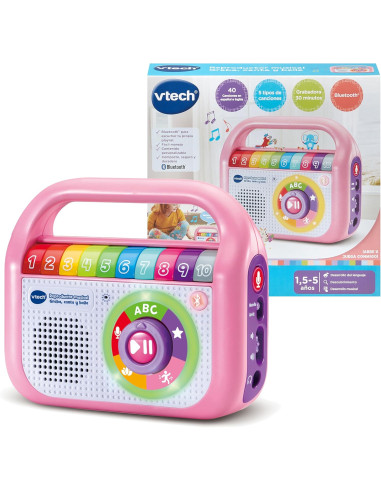 Reproductor Musical Graba Canta y Baila Rosa