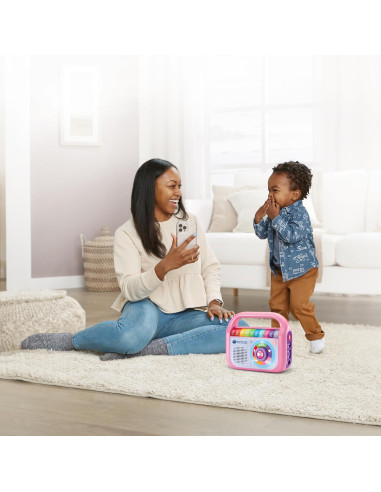 Reproductor Musical Graba Canta y Baila Rosa