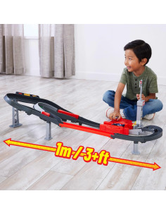 Hot Wheels Conjunto de pista coches de juguete, 3... 2
