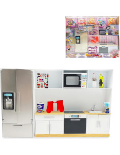 Mini World Playset Cocina con 5 Bolas, Set de Cocina en...