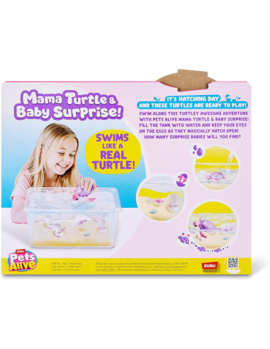 Pets Alive Mama Turtle Surprise, Tortuga Mascota