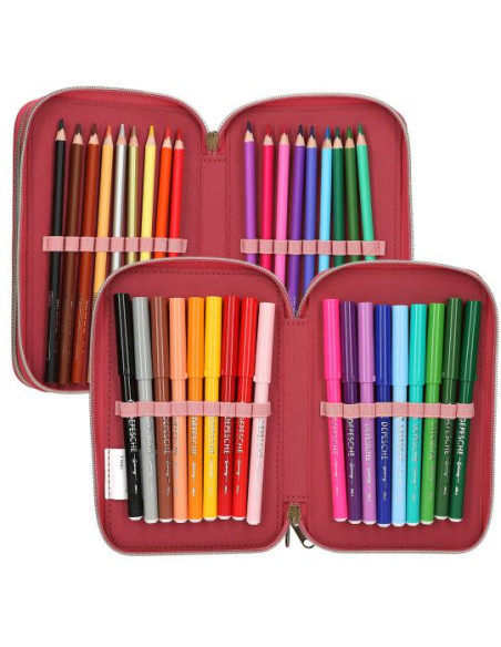 TOPModel estuche triple LEOHEART