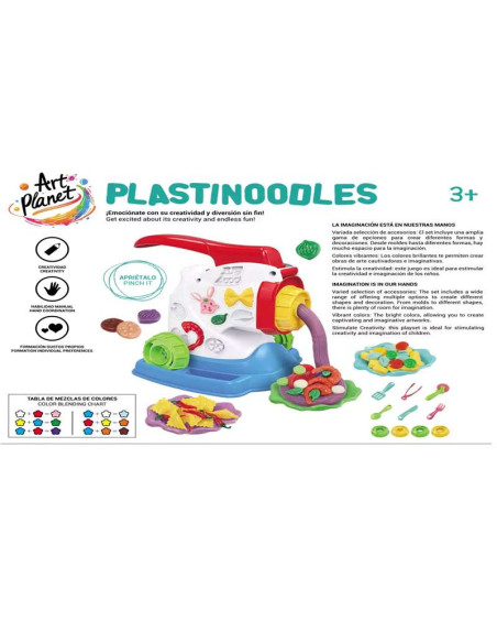 Plastinoodles Art Planet Crea pastas y formas divertidas