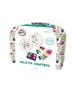 Maletín Craftbox – Set de bordado creativo (6+)