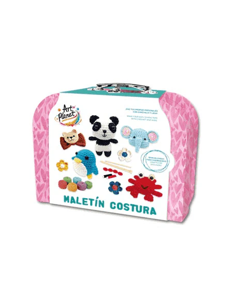 Maletín Costura Art Planet – Aprende ganchillo y crea tus personajes (6+)