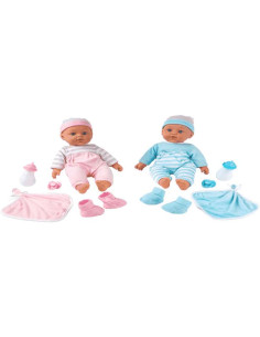 Gemelos blanditos PequeBB con dos muñecos bebé de 41 cm (2+)
