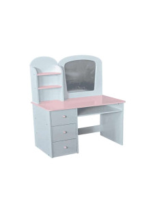 Tocador de Madera PequeBB con espejo y taburete (3+)