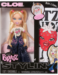 Bratz Stylin´ Cloe Fashion Doll con camiseta personalizable