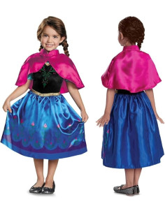 Disfraz Anna de viaje Oficial Disney - talla 5 a 6
