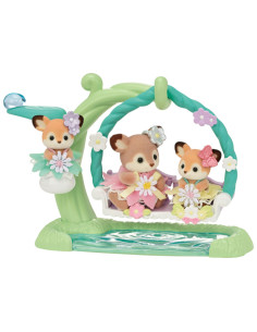 Sylvanian Families Bebé Ciervo Columpio Floral