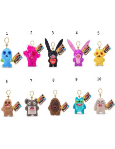 Llaveros de peluche Fuggler. Varios modelos 2