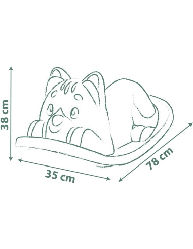 Life Balancín Gato Verde - Asiento Ergonómico,...