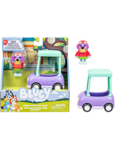 Bluey Circula Amigos en Este simpático vehículo Viaja en...
